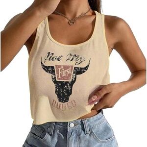 Women's Not My First Rodeo Tank - WORN ONCE